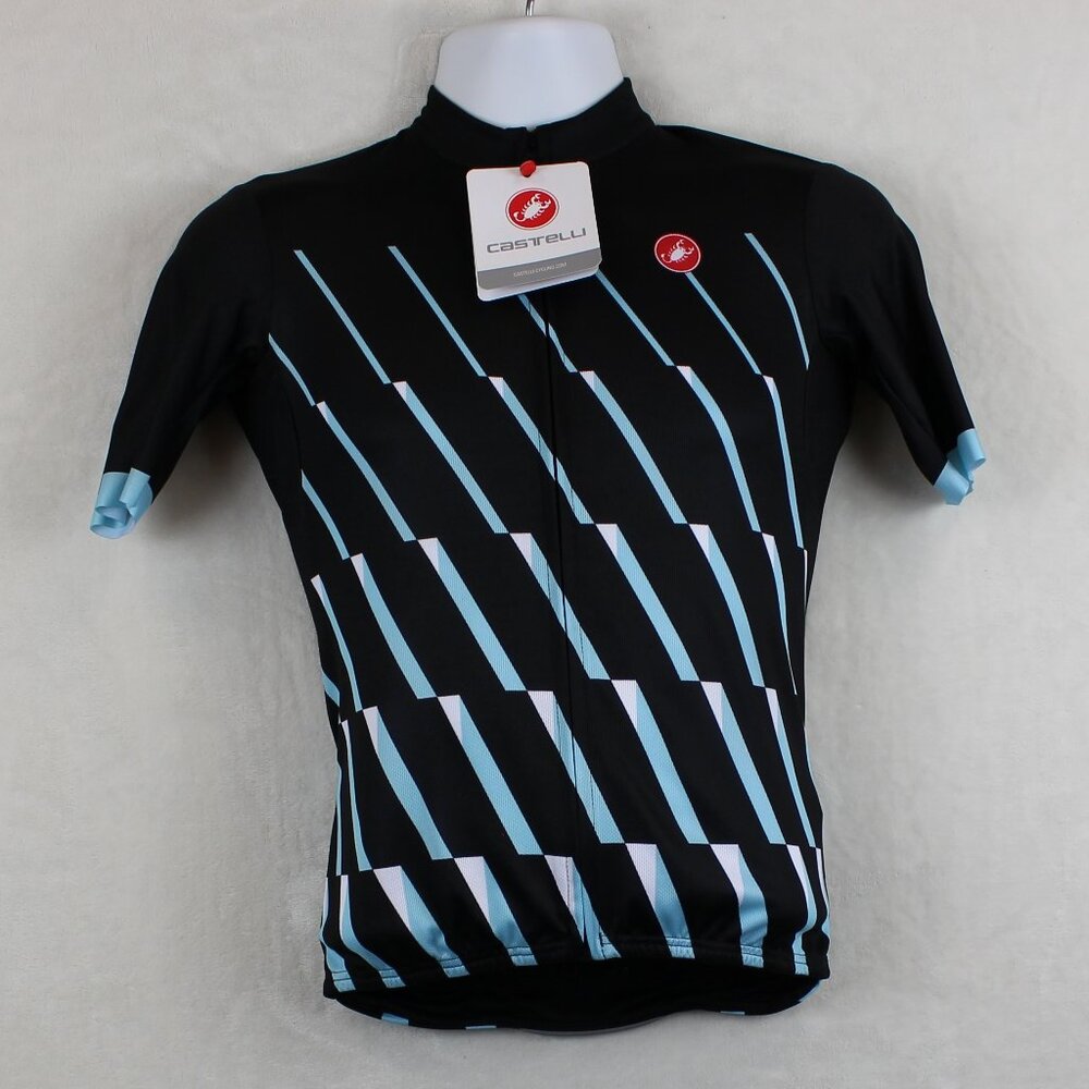 New Castelli Bike Cycling Zip Jersey Shirt (Small Women)